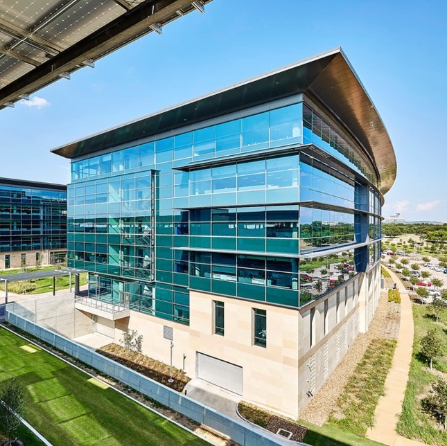 modern corporate headquarters building