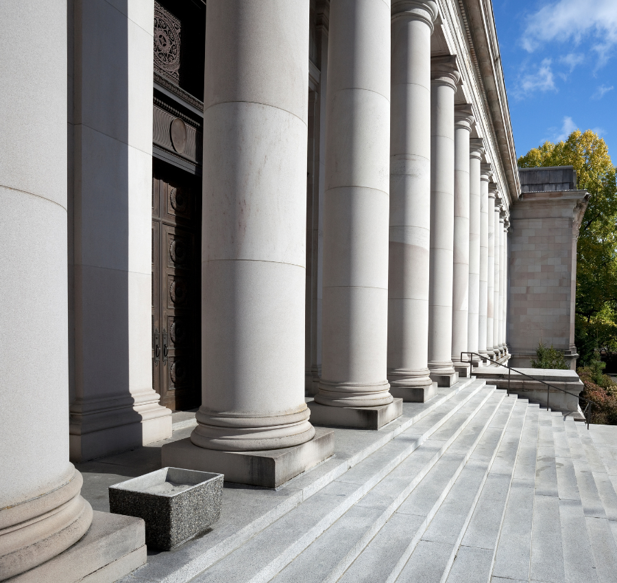 government building exterior with large columns