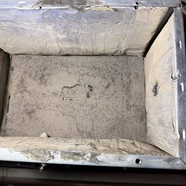 Clogged office building air filter